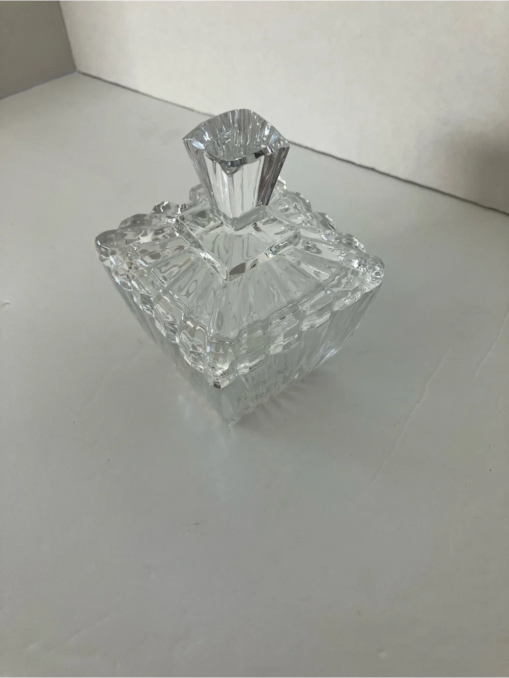 Fifth Avenue Crystal Alexandria Sq Candy Dish